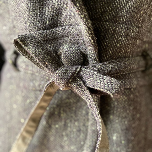 🍁Vintage Banana Republic Petalum Blazer Jacket olive green front button and belt - Picture 5 of 13